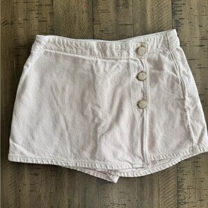 Zara blush pink Textured Skirt/short 100% Cotton